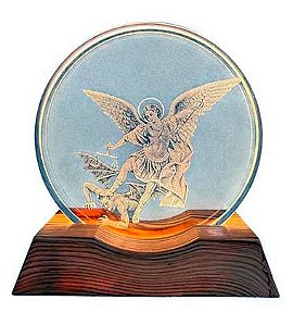 Luminária Slim São Miguel Arcanjo (10cm)