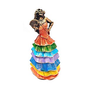 Estátua Orixá Sete Saias em Resina (11cm)