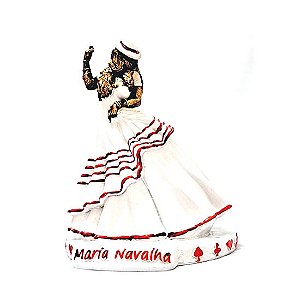 Estátua Orixá Maria Navalha em Resina (12cm)