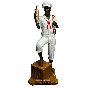 Estátua Marinheiro Umbanda em Resina (15cm)