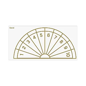 Placa Radiônica Geral (PVC)