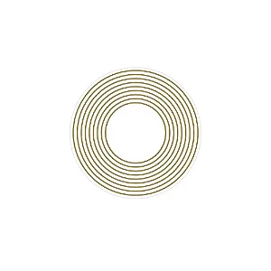 Adesivo Radiônico 9 Círculos com 6 adesivos (2,5cm)