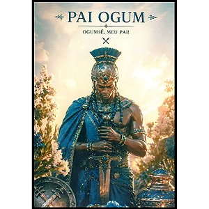Quadro Pai Ogum de Parede (29cm)