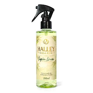 Aromatizador de Ambientes e Tecidos Halley Casa Chic Capim Limão (200ml)