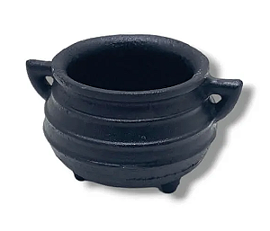 Caldeirão de Bruxa em Ferro Pequeno (6cm)