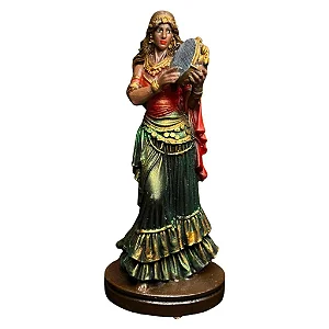Estátua Cigana em Resina (19cm)