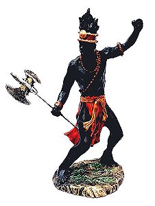 Estátua Orixá Xangô em Resina (22cm)