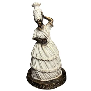Estátua Baiana em Resina (13cm)