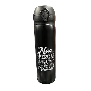 Garrafa Térmica em Inox 350ml (Objetivo)