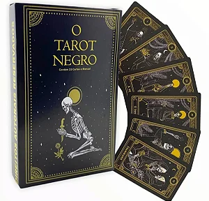 Baralho O Tarot Negro (22 Cartas + Manual)