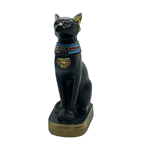 Gato Egípcio Bastet em Resina (6,5cm)