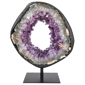 Portal de Ametista com Suporte (35cm)