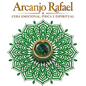 Mini Orgonite Esmeralda Arcanjo Rafael (Cura)