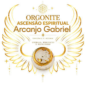 Mini Orgonite Cristal de Quartzo Arcanjo Gabriel (Cura)