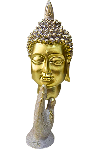 Estátua Busto de Buda Abençoando (16cm)