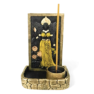 Incensário com Porta Velas Painel dos Orixás (Oxum)