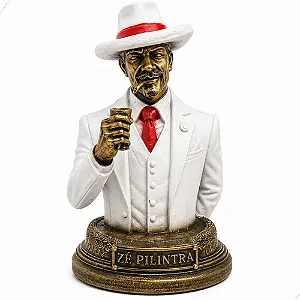 Busto Zé Pelintra em Resina (12cm)