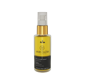 Hair Glow Verniz Florss – Brilho Intenso e Controle de Frizz