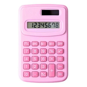 MINI CALCULADORA ELETRÔNICA PORTÁTIL COLORIDA TELA LCD DIGIT
