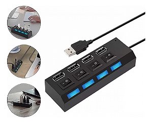 HUB USB 4 PORTAS KAPBOM KA-H4U