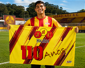 Bandeira Comemorativa 110 anos - Edição Colecionador