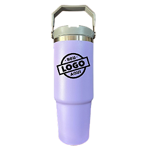 Garrafa Térmica Flip Straw 890ml Lilás
