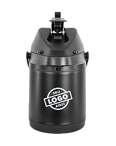 Garrafa Térmica Inox Pressurizada Preta 2,5L