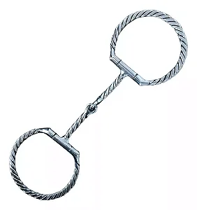 Bridão de cavalo aço inox torcido confortável e seguro