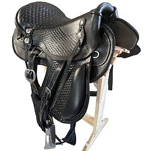 Sela de cavalo em couro legítimo de búfalo modelo Top 10