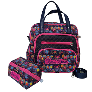 Bolsa Beah e necessaire cestinha