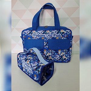 Bolsa maletinha e estojo rocambole