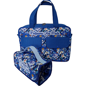 Bolsa maletinha e estojo rocambole