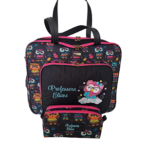 Bolsa com divisões e estojo 2