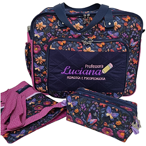 Bolsa com divisões, estojo 2 e avental