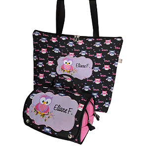 Bolsa clássica e necessaire alça simples