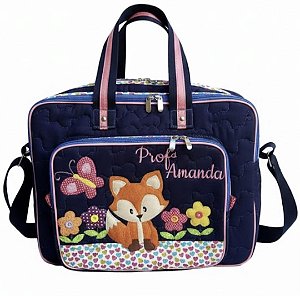 Bolsa com divisões raposinha