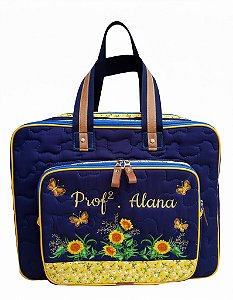 Bolsa com divisões girassol