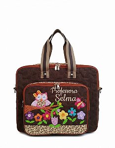 Bolsa com divisões corujita