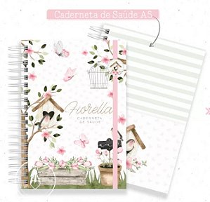 CADERNETA DE VACINA JARDIM DE BORBOLETAS