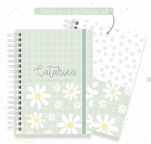 CADERNETA DE VACINA MARGARIDA VERDE