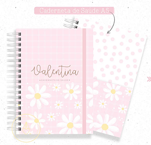 CADERNETA DE VACINA MARGARIDA ROSA