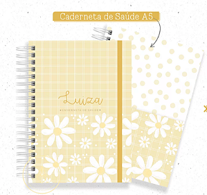 CADERNETA DE VACINA MARGARIDA AMARELA