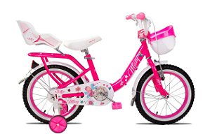 Bicicleta Aro 16 Missy Pro-x Infantil Estilo Vintage - Rosa