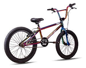 Bicicleta Aro 20 Bmx Prox Serie 5 Rainbow Camaleão Freestyle
