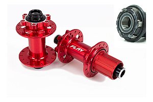 Par De Cubo Flay Boost Enduro 110x15 / 148x12mm - Vermelho