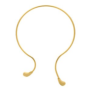 Colar Orgânico Ouro 132mm - La Jenni