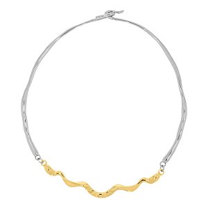 Colar Wave Ouro com Níquel 150mm - La Jenni
