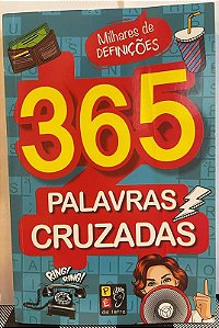365 PALAVRAS CRUZADAS - AZUL CLARO