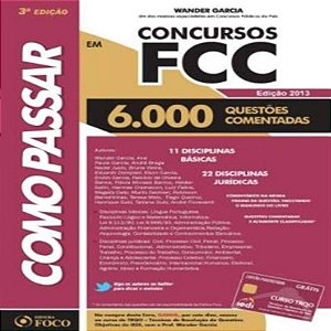 LIVRO COMO PASSAR EM CONCURSOS DA FCC 6000 QUESTOES
