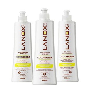 Kit Ativador de Cachos + Mousse + Cocomanga Lanox